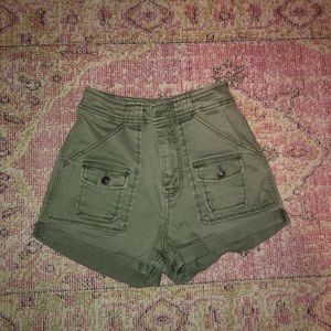 High Waisted Jean Shorts